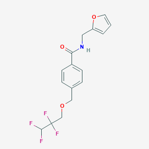 N-Furan-2-ylmethyl-4-(2,2,3,3-tetrafluoro-propoxymethyl)-benzamide