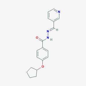 4-(cyclopentyloxy)-N'-(3-pyridinylmethylene)benzohydrazide