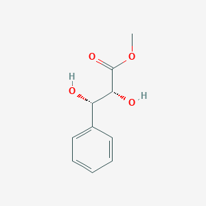 molecular formula C10H12O4 B045462 Methyl (2r,3s)-2,3-dihydroxy-3-phenylpropanoate CAS No. 122743-18-4