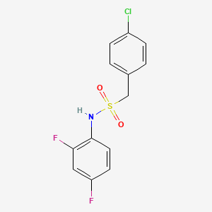 1-(4-chlorophenyl)-N-(2,4-difluorophenyl)methanesulfonamide