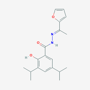 N'-[1-(2-furyl)ethylidene]-2-hydroxy-3,5-diisopropylbenzohydrazide