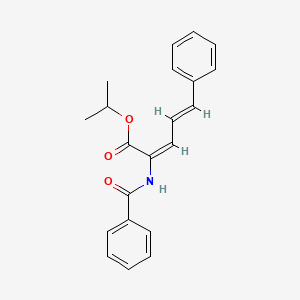 isopropyl 2-(benzoylamino)-5-phenyl-2,4-pentadienoate