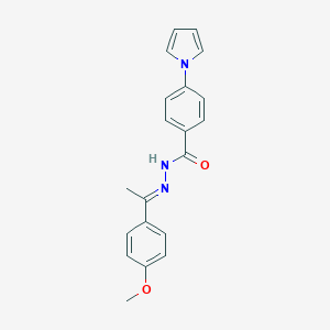 N'-[1-(4-methoxyphenyl)ethylidene]-4-(1H-pyrrol-1-yl)benzohydrazide