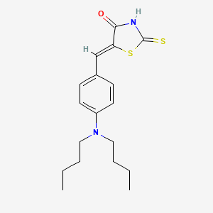 5-[4-(dibutylamino)benzylidene]-2-thioxo-1,3-thiazolidin-4-one