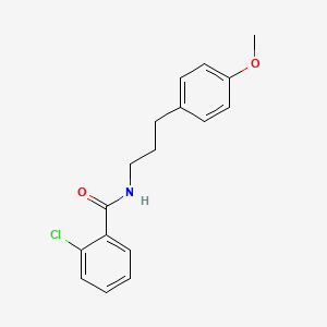 2-chloro-N-[3-(4-methoxyphenyl)propyl]benzamide