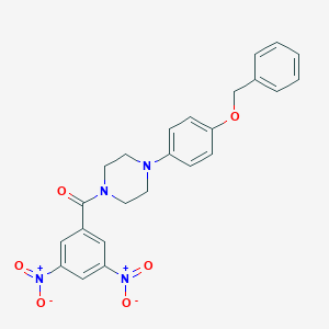1-[4-(Benzyloxy)phenyl]-4-{3,5-bisnitrobenzoyl}piperazine