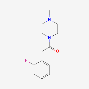 2-(2-FLUOROPHENYL)-1-(4-METHYLPIPERAZINO)-1-ETHANONE