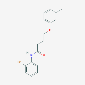 N-(2-bromophenyl)-4-(3-methylphenoxy)butanamide