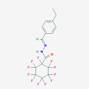 N'-(4-ethylbenzylidene)-1,2,2,3,3,4,4,5,5,6,6-undecafluorocyclohexanecarbohydrazide