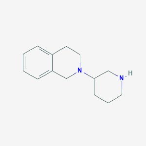 molecular formula C14H20N2 B4546496 2-(Piperidin-3-yl)-1,2,3,4-tetrahydroisoquinoline 