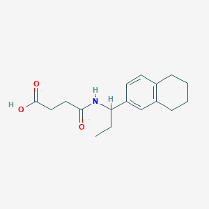 4-Oxo-4-{[1-(5,6,7,8-tetrahydro-2-naphthalenyl)propyl]amino}butanoic acid, AldrichCPR