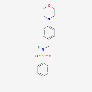 4-methyl-N-[4-(4-morpholinyl)benzyl]benzenesulfonamide