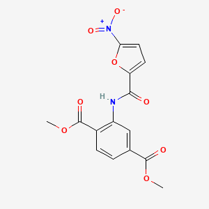 1,4-Dimethyl 2-(5-nitrofuran-2-amido)benzene-1,4-dicarboxylate