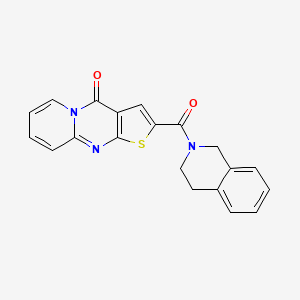 2-(3,4-dihydro-2(1H)-isoquinolinylcarbonyl)-4H-pyrido[1,2-a]thieno[2,3-d]pyrimidin-4-one