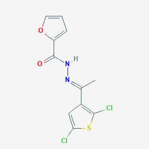 N'-[1-(2,5-dichloro-3-thienyl)ethylidene]-2-furohydrazide