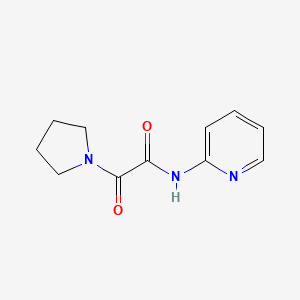 2-oxo-N-(pyridin-2-yl)-2-(pyrrolidin-1-yl)acetamide