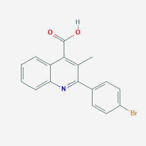 2-(4-Bromophenyl)-3-methylquinoline-4-carboxylic acid