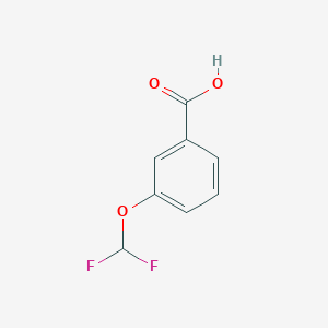 molecular formula C8H6F2O3 B454691 3-(二氟甲氧基)苯甲酸 CAS No. 4837-19-8