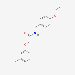 molecular formula C19H23NO3 B4547084 2-(3,4-dimethylphenoxy)-N-(4-ethoxybenzyl)acetamide 