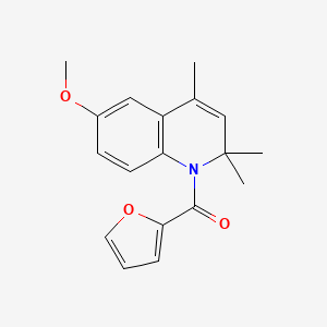 1-(2-furoyl)-6-methoxy-2,2,4-trimethyl-1,2-dihydroquinoline