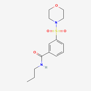 3-(morpholine-4-sulfonyl)-N-propylbenzamide