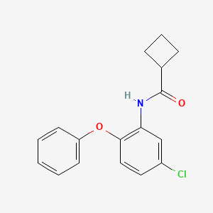 molecular formula C17H16ClNO2 B4547149 N-(5-chloro-2-phenoxyphenyl)cyclobutanecarboxamide 