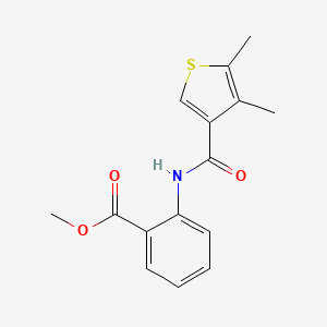 methyl 2-{[(4,5-dimethyl-3-thienyl)carbonyl]amino}benzoate