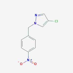 molecular formula C10H8ClN3O2 B454722 4-chloro-1-(4-nitrobenzyl)-1H-pyrazole CAS No. 512809-55-1