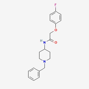 N-(1-benzylpiperidin-4-yl)-2-(4-fluorophenoxy)acetamide