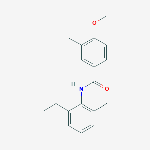 4-methoxy-3-methyl-N-[2-methyl-6-(propan-2-yl)phenyl]benzamide