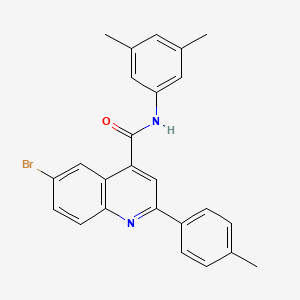 6-bromo-N-(3,5-dimethylphenyl)-2-(4-methylphenyl)-4-quinolinecarboxamide