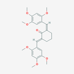 2,6-Bis(2,4,5-trimethoxybenzylidene)cyclohexanone