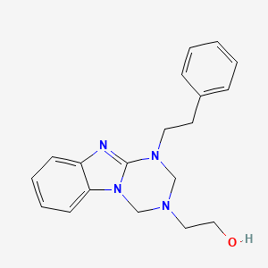 2-[1-(2-phenylethyl)-1,2-dihydro[1,3,5]triazino[1,2-a]benzimidazol-3(4H)-yl]ethanol