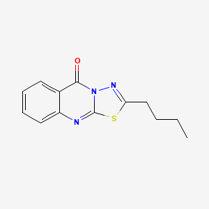 2-butyl-5H-[1,3,4]thiadiazolo[2,3-b]quinazolin-5-one