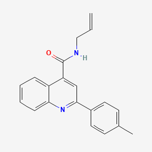 molecular formula C20H18N2O B4547733 2-(4-methylphenyl)-N-(prop-2-en-1-yl)quinoline-4-carboxamide 