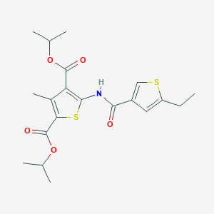 Diisopropyl 5-{[(5-ethyl-3-thienyl)carbonyl]amino}-3-methyl-2,4-thiophenedicarboxylate