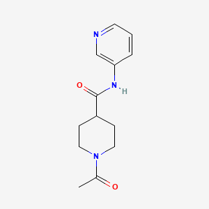 molecular formula C13H17N3O2 B4548283 1-acetyl-N-(pyridin-3-yl)piperidine-4-carboxamide 