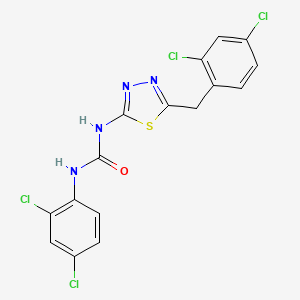 N-[5-(2,4-dichlorobenzyl)-1,3,4-thiadiazol-2-yl]-N'-(2,4-dichlorophenyl)urea