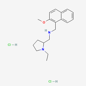 [(1-ethyl-2-pyrrolidinyl)methyl][(2-methoxy-1-naphthyl)methyl]amine dihydrochloride