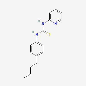 molecular formula C16H19N3S B4548400 1-(4-Butylphenyl)-3-pyridin-2-ylthiourea 