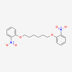 molecular formula C18H20N2O6 B4548513 1,1'-[1,6-hexanediylbis(oxy)]bis(2-nitrobenzene) 