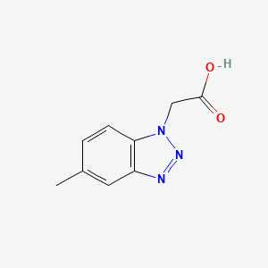 molecular formula C9H9N3O2 B4548597 2-(5-Methylbenzotriazol-1-yl)acetic acid 