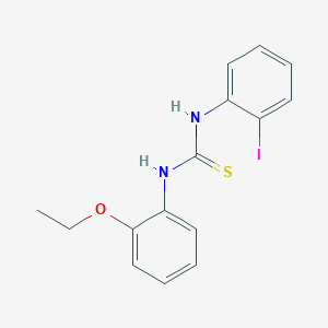 molecular formula C15H15IN2OS B4548640 1-(2-Ethoxyphenyl)-3-(2-iodophenyl)thiourea 