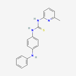 1-(6-Methylpyridin-2-yl)-3-[4-(phenylamino)phenyl]thiourea