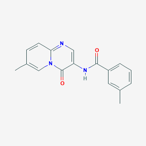 3-methyl-N-(7-methyl-4-oxo-4H-pyrido[1,2-a]pyrimidin-3-yl)benzamide