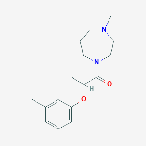 2-(2,3-Dimethylphenoxy)-1-(4-methyl-1,4-diazepan-1-yl)propan-1-one