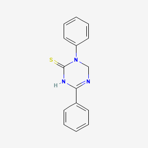 molecular formula C15H13N3S B4548766 3,6-Diphenyl-3,4-dihydro-1H-[1,3,5]triazine-2-thione 