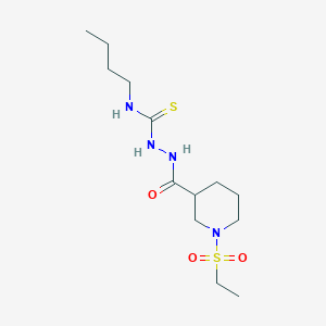 N-butyl-2-{[1-(ethylsulfonyl)piperidin-3-yl]carbonyl}hydrazinecarbothioamide