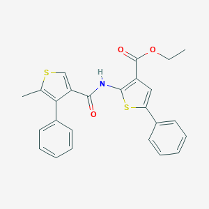 Ethyl 2-{[(5-methyl-4-phenyl-3-thienyl)carbonyl]amino}-5-phenyl-3-thiophenecarboxylate