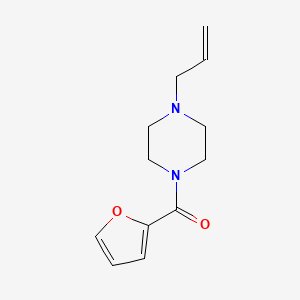 molecular formula C12H16N2O2 B4548859 (4-ALLYLPIPERAZINO)(2-FURYL)METHANONE 